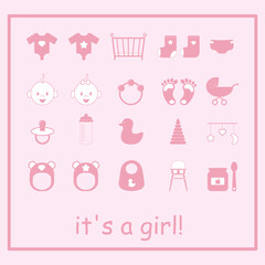 congratulations on the birth of a girl. It's a girl!