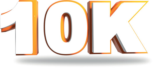 3D Rendering Text Effect Transparent Background