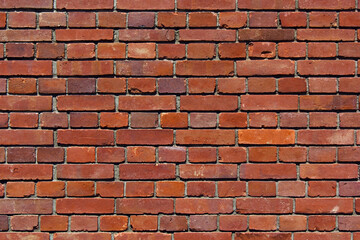 赤いレンガの背景　ビンテージな風合い
