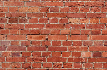 古い赤レンガの背景　ヴィンテージな風合い
