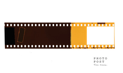 film strip with film and copy space.