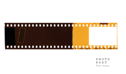 film strip with film and copy space.