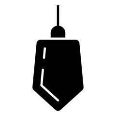 A trendy vector design of plumb bob