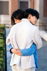 Fototapeta premium Affective Asian Couple Portrait