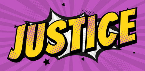 Obraz premium justice dechir violet