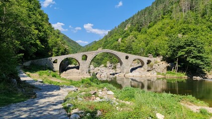 Fototapeta na wymiar Devil's Bridge, Rhodope mountain