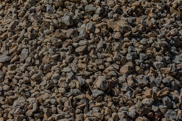 background of stones close up