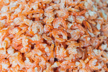 Fototapeta na wymiar Dried shrimp, Thai food ingredient