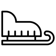 sled santa icon