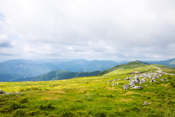 Fototapeta premium 四国 カルスト台地の風景 