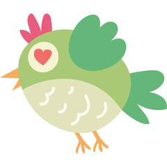 Bird cartoon character icon png