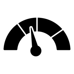 Unique design icon of speedometer 