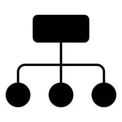 An icon design of flowchart 