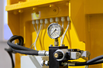 Close up of measuring instrument
