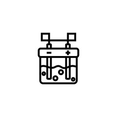 Electrolysis production line icon