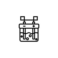 Electrolysis production line icon