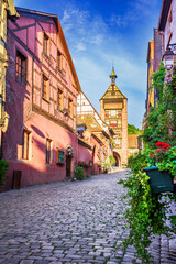 Riquewihr, Alsace. Most beautiful villages of France.