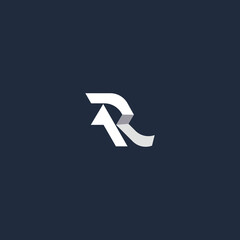 Letter R logo icon design template elements