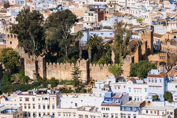 Alcazaba (Kasbah) , construida por Muley Ismail a finales del Siglo XVII, Chefchauen, -Chauen-,...