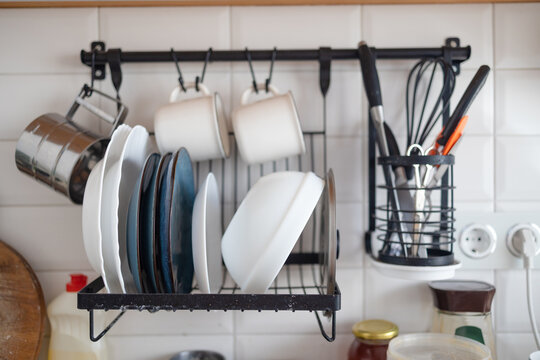 130+ Hanging Dish Rack Stock Photos, Pictures & Royalty-Free Images - iStock