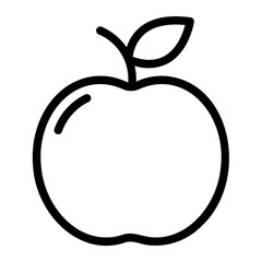 apple line icon