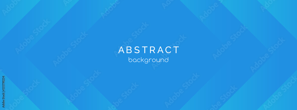 Poster blue abstract vector banner template. business minimal 3d volume background