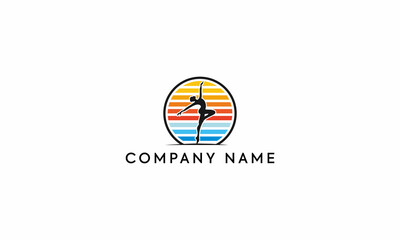 yoga logo vector