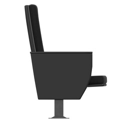 3d rendering illustration of a cinema theater armchair