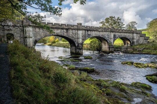 Barden bridge, River Wharfe, in the Yorkshire Dales