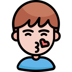 kissing icon