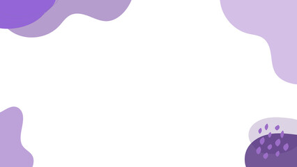 modern abstract blob minimal frame border decoration