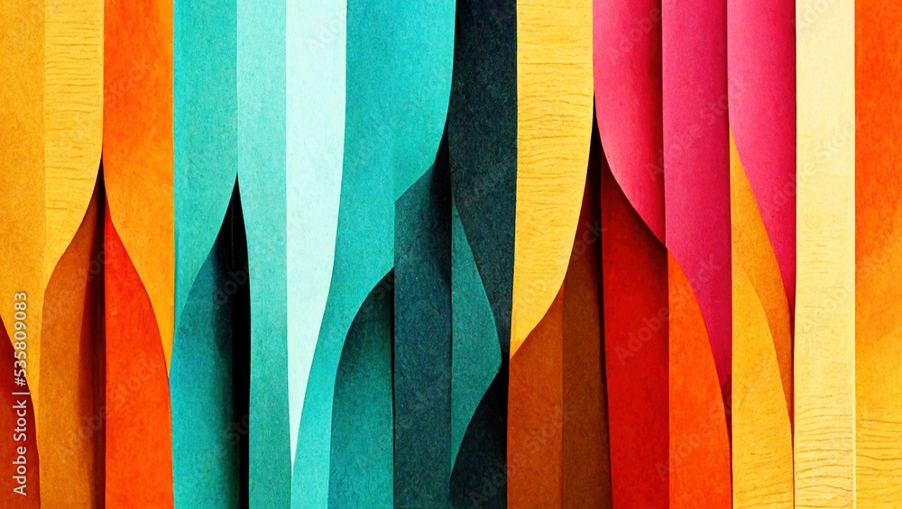 Poster abstract 3d rendered colorful symmetric background for textures