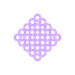 magnetic balls neon signboard