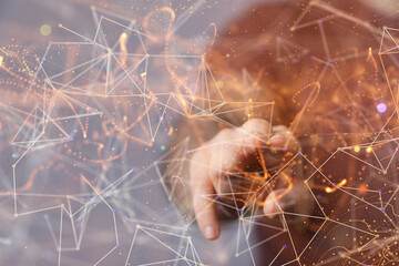 Global digital connections with technology