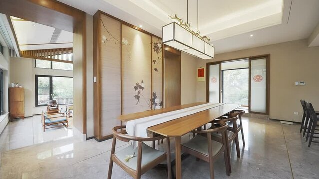 modern luxury dining room