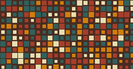 Fototapeta premium Abstract Color Halftone Dots generative art background illustration