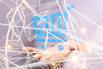 Shopping cart as part of the network in hand . The concept of Innovation in e-Commerce.