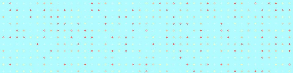 Abstract Color Halftone Dots generative art background illustration