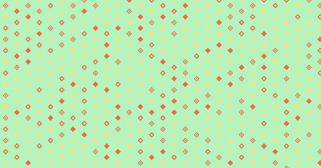 Abstract Color Halftone Dots generative art background illustration