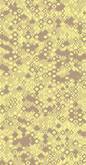 Abstract Color Halftone Dots generative art background illustration