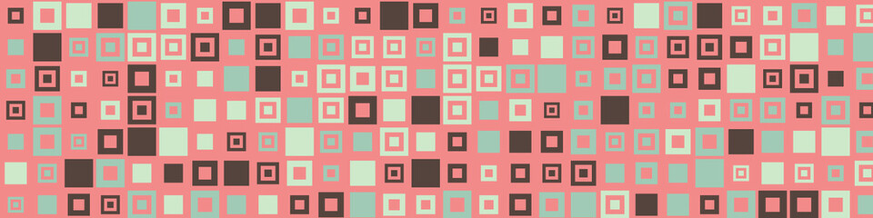 Abstract Color Halftone Dots generative art background illustration