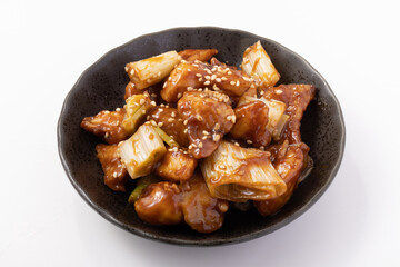 ぼんじりの味噌焼き