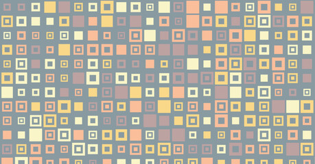 Abstract Color Halftone Dots generative art background illustration