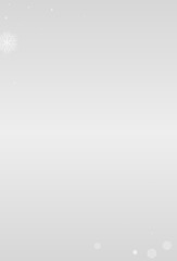 White Snowfall Vector Grey Background. Sky