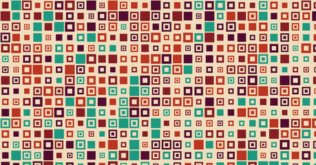 Fototapeta premium Abstract Color Halftone Dots generative art background illustration