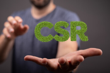 CSR – Corporate Social Responsibility concept .