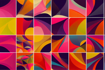 seamless geometric pattern background design