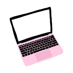 Pink MacBook Drawing