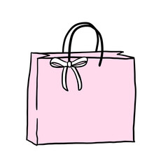Pink Shopping Bag