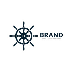Nautical Logo Design vector Template..